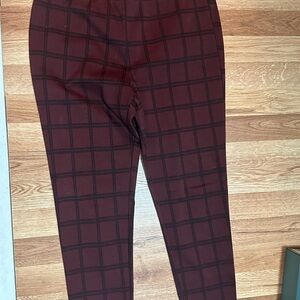 LOFT Brown Leggings with Tailored Fit